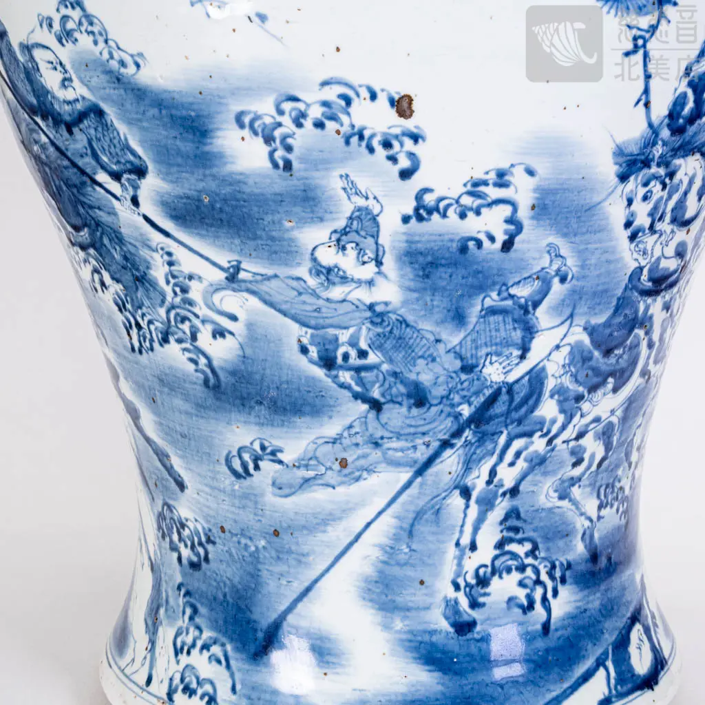Mid-Early Ming Dynasty Blue and White General Jar —— Grandmaster JinBodhi's Collection