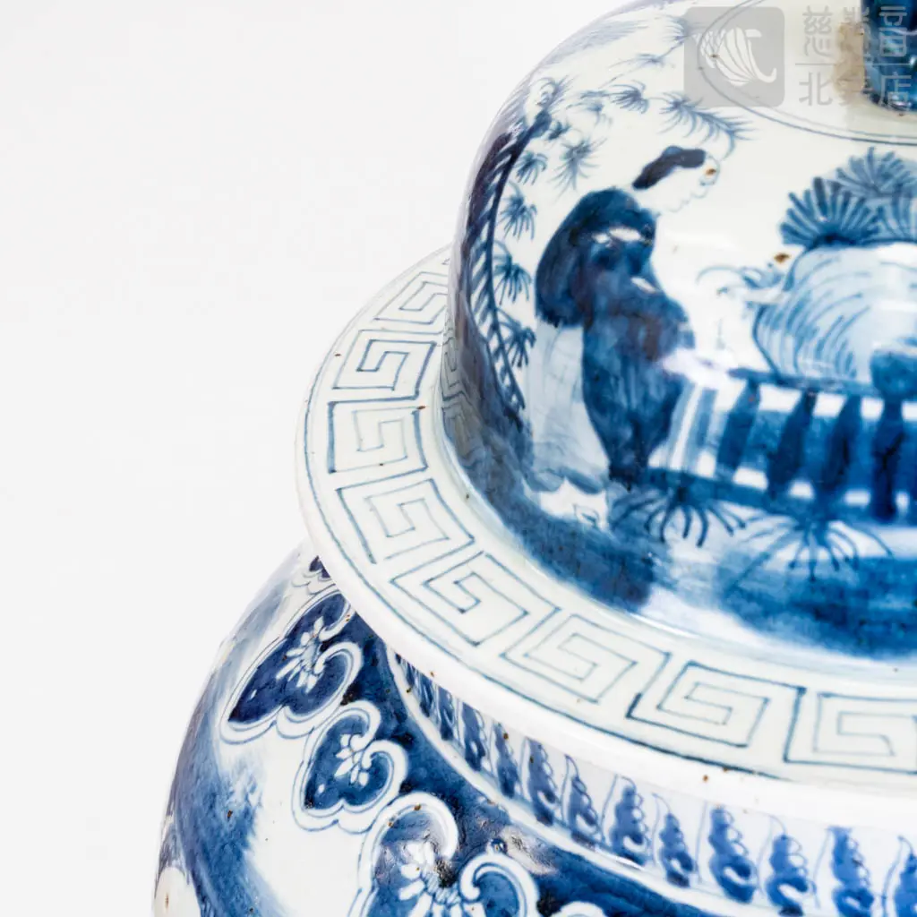 Mid-Early Ming Dynasty Blue and White General Jar —— Grandmaster JinBodhi's Collection