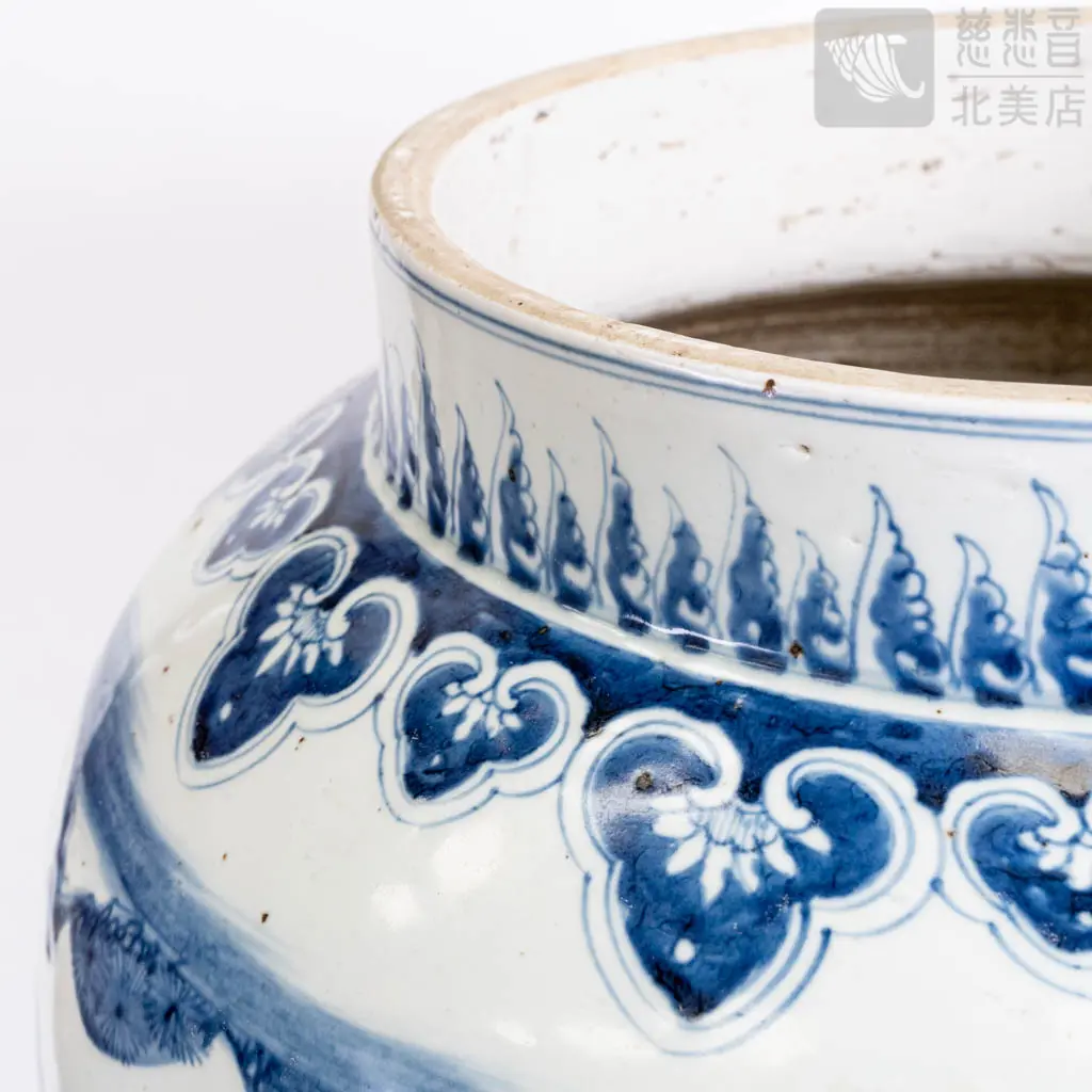 Mid-Early Ming Dynasty Blue and White General Jar —— Grandmaster JinBodhi's Collection