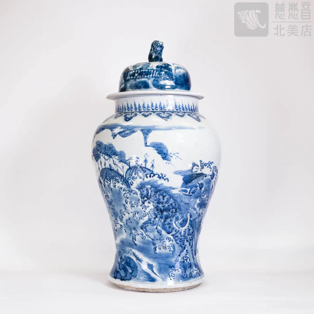 Mid-Early Ming Dynasty Blue and White General Jar —— Grandmaster JinBodhi's Collection