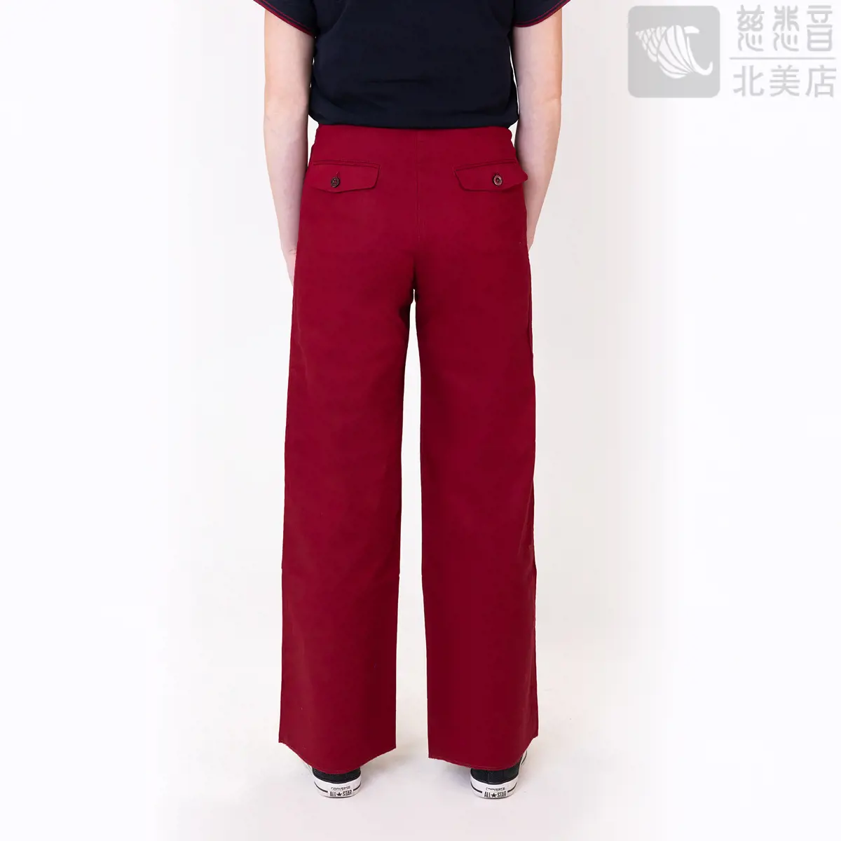 Meditation Pants - Cotton Linen (Maroon)