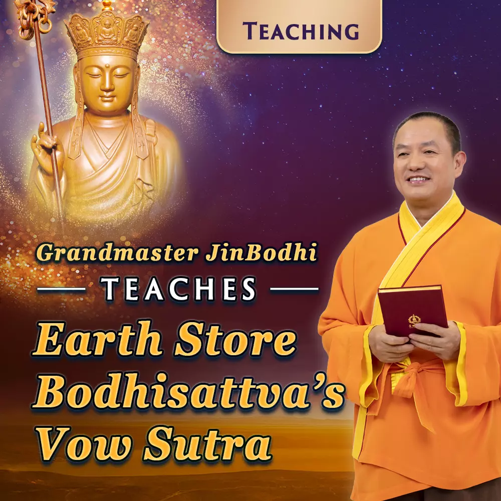Teaches the “Earth Store Bodhisattva’s Vow Sutra”