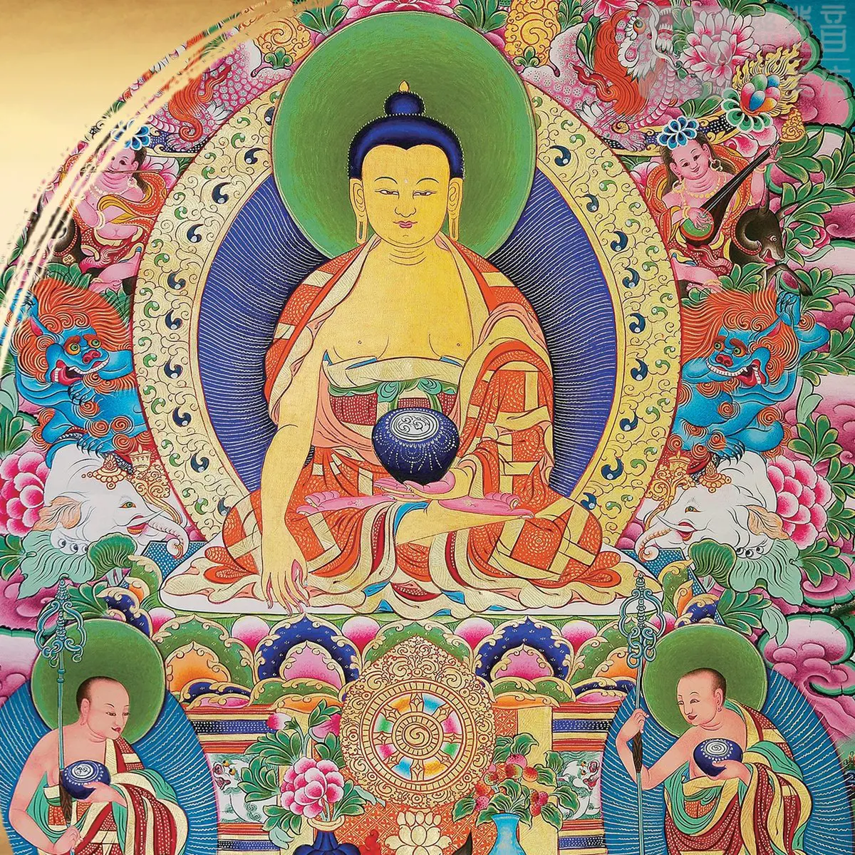 Sakyamuni Buddha Thangka (L)
