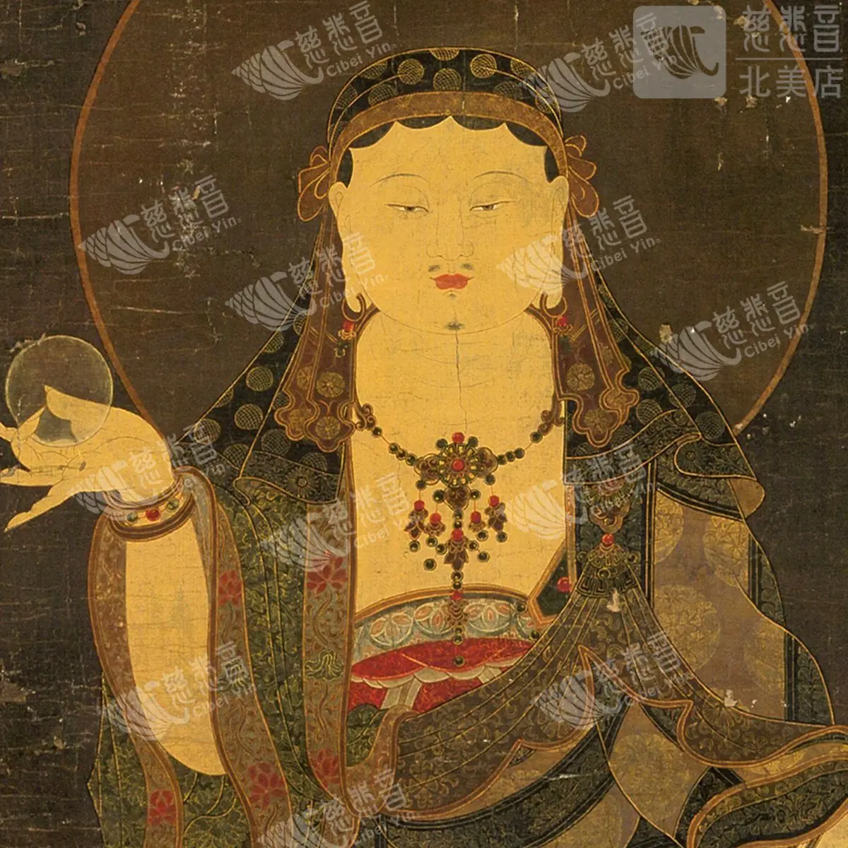 Earth Store Bodhisattva Thangka (L)